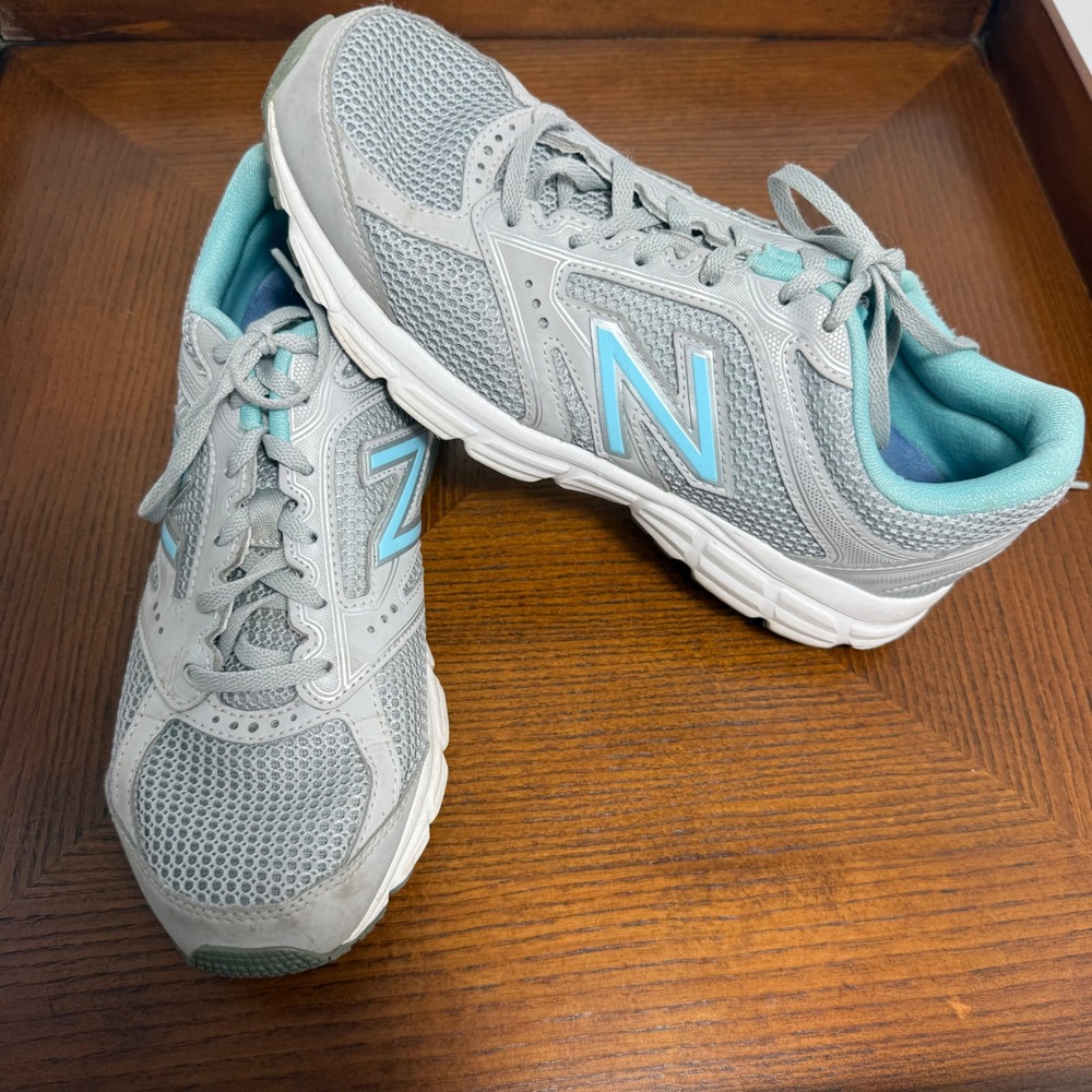 New Balance Running Walking Sneaker Shoes Grey Teal W460LG2 Women's 9 EUC
